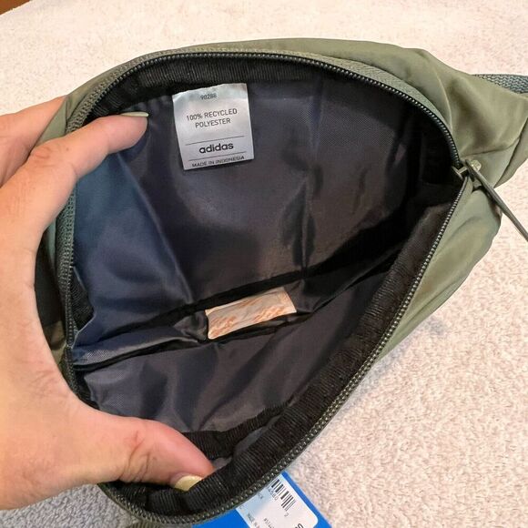 Adidas Unisex Olive Bags Originals Major Green National Waist Pack Zipper NWT - Picture 9 of 11